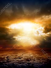 Dramatic nature background