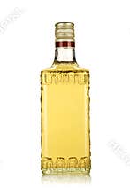 Bottle of gold tequila