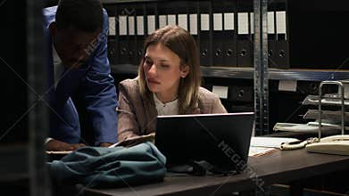 Detectives collaborate on classified case