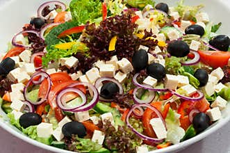 Greek salad bowl