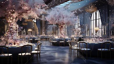 Banquet hall in the restaurant Concept Serving Celebration 2