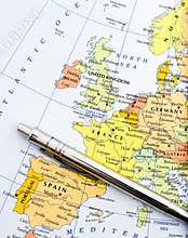 Map of Western Europe