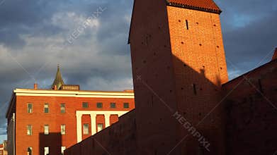 The Riga (Latvia) historical architecture, the city\'s defensive walls
