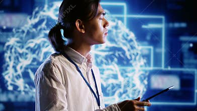 Certified engineer working with AI