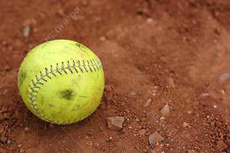 Softball, well used
