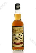 LVIV, UKRAINE - October 13, 2021: Highland cross scotch whiskey