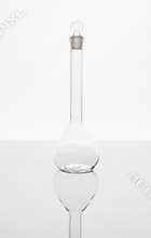 Photo of biochemistry glassware experiment