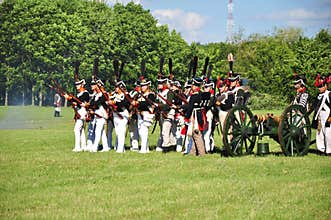 Napoleon army fighting