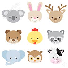 Animal Face Set