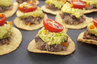 Mexican Bites Nachos Appetiser Finger Food