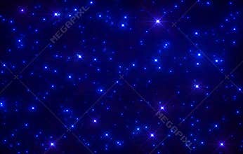 Glitter Star Space Background