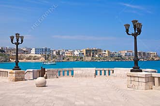 Panoramic view of Otranto. Puglia. Italy.