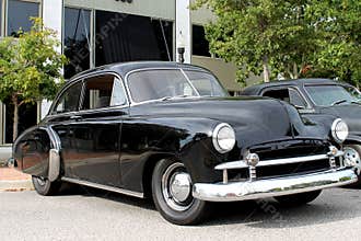 The old Chevrolet car