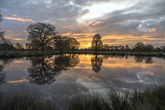 The sun is about to rise