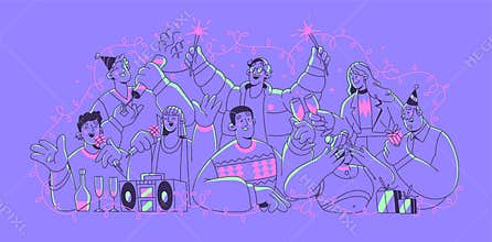 New Year's Eve party