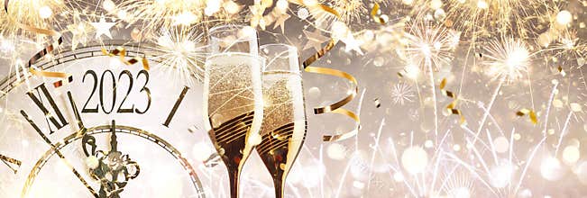 New Year Eve 2023 Celebration Background