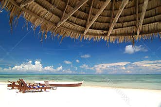 Tropical beach resort