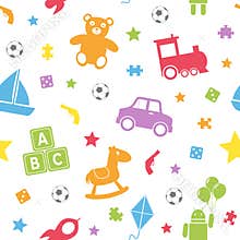 Kids Toys Seamless Pattern [1]