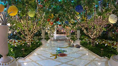 Wynn indoor garden in Las Vegas