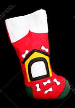 Dog christmas stocking