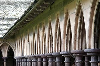 Mont Saint-Michel Cloister