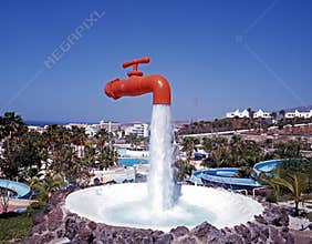 Orange tap, Tenerife.