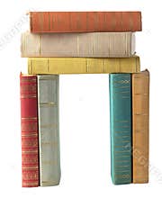 Pile of old books
