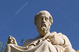 Statue of Plato in Greece