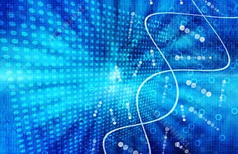 Blue Medical Science Futuristic Technology Abstract Background