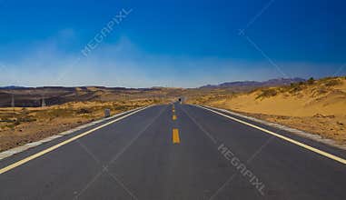 Road in desert