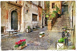 Old streets of Rome