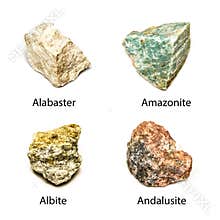 Raw minerals