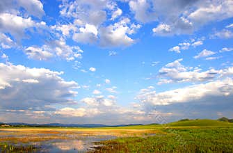 Sky on the inner mongolian prairie