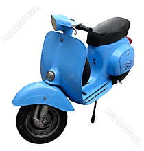 Blue Scooter
