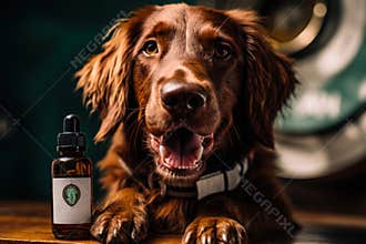 dog pet, cbd based medicine for animals generative ai