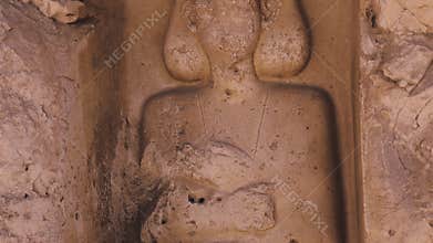 Ancient Temple Of Abydos Interior