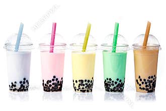 Bubble Tea in a row