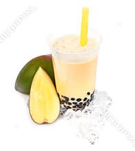 Mango Boba Bubble Tea