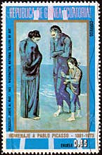 The Tragedy - Picasso, blue period paintings