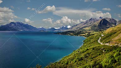 new zealand landscape view
