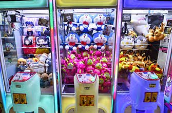 Claw Machines with Anime Prizes