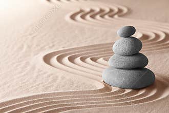 Zen meditation garden simplicity harmony