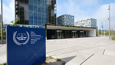 The International Criminal Court. ICC in Hague, Netherlands.