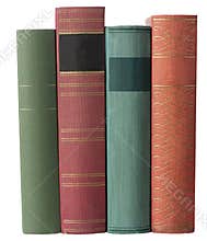 Pastel colored old books