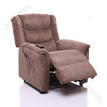 Rise and recline chair, partially reclined.
