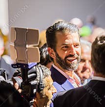 Donald Trump Jr. among the guests on New York Fashion Show of Zang Too who is Malaysian Fashion Designer