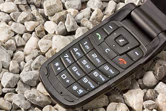 Mobile Phone on the Gravel