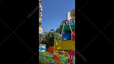 Entrance to Toy Story Land in Walt Disney World\'s Hollywood Studios Located in Orlando, Florida