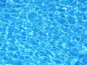 Swimming pool water. Texture