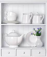 Vintage porcelain tableware